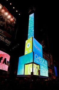 Foursquare sur Times Square