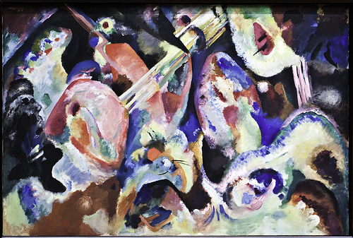 Parfois, Twitter ou Facebook peuvent sembler aussi abstrait qu'un toile de Kandinsky. Image CC Flickr jArtshooter