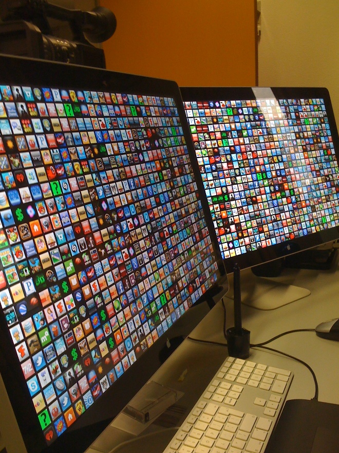 AppWall Ecrans remplies d'icones