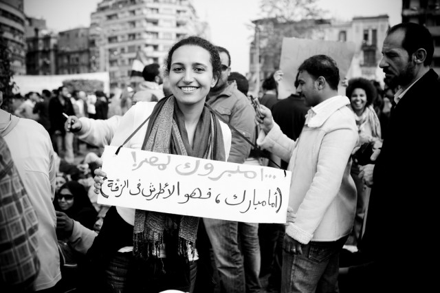 Place Tahrir 1er fevrier 2011
