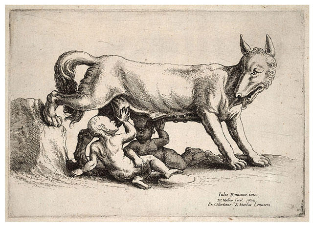 640-Wenceslas_Hollar_-_Romulus_and_Remus,_after_Giulio_Romano
