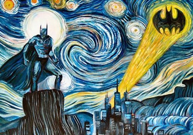 Batman-gogh-nuit-etoile