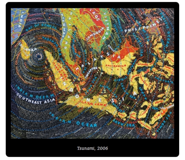 La cartographie, par Paula Scher