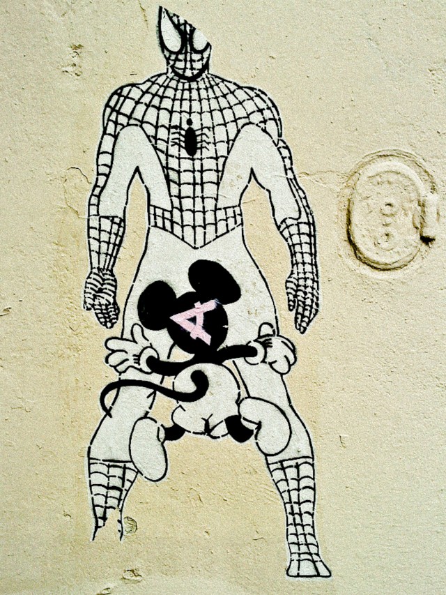 Mickey-Spiderman-Collage