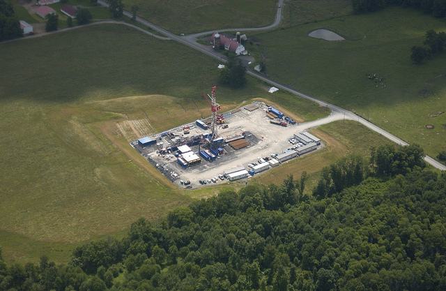 Shale gas well Marcellus shale
